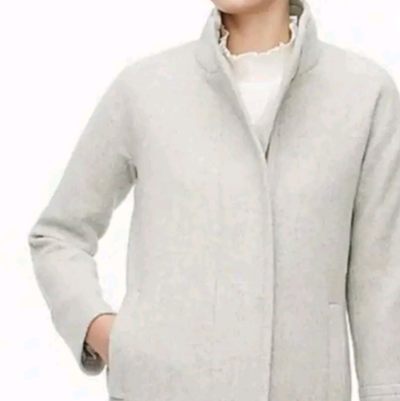 J.Crew Gray Wool City Coat - Picture 3 of 15